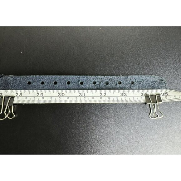 Vintage Black & Blue Suede & Leather Belt Women's‎ - Picture 5 of 9